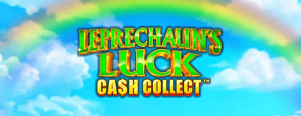 Leprechauns luck cash collect slot logo