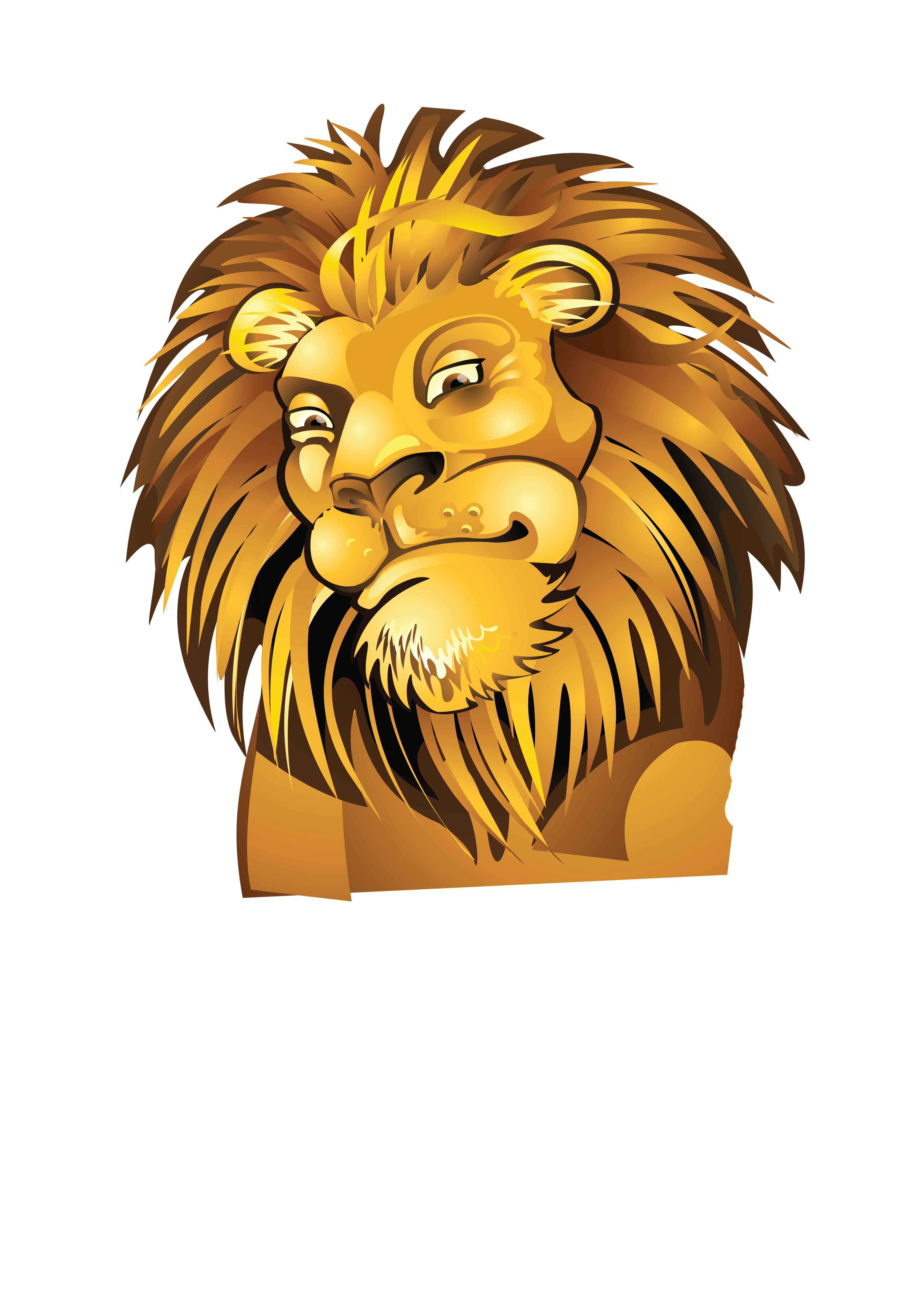 mega moolah lion head